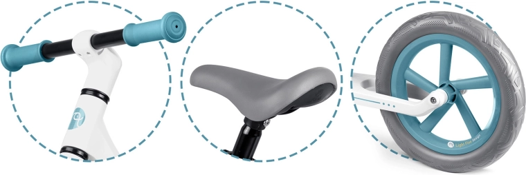 Grows with your child: adjustable saddle