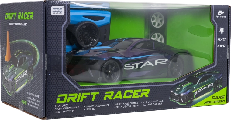 Radio-controlled STAR car – Blue