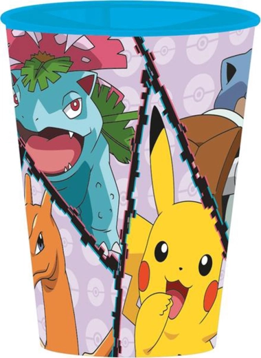 Plastikinis „Pokémon“ puodelis 260 ml, mėlynas