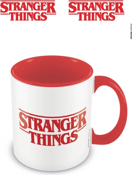 Keramikinis puodelis Stranger Things – logotipas, raudonas