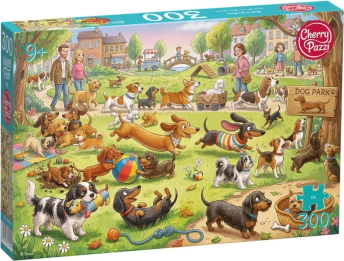 Cherry Pazzi Puzzle Dogs in the Park, 300 Pieces