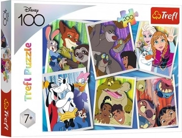 Dėlionė 200 detalių DISNEY herojai