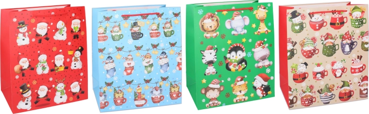 Christmas Gift Bag S 23 × 18 × 10 cm - 1 piece