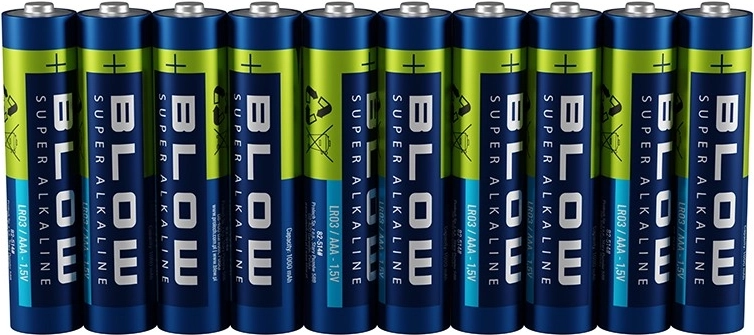 Šarminės baterijos AAA (LR03) BLOW Super Alkaline 10 vnt.