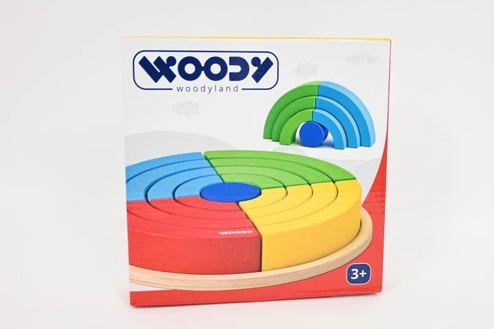 Woodyland Rainbow Stacking Rings