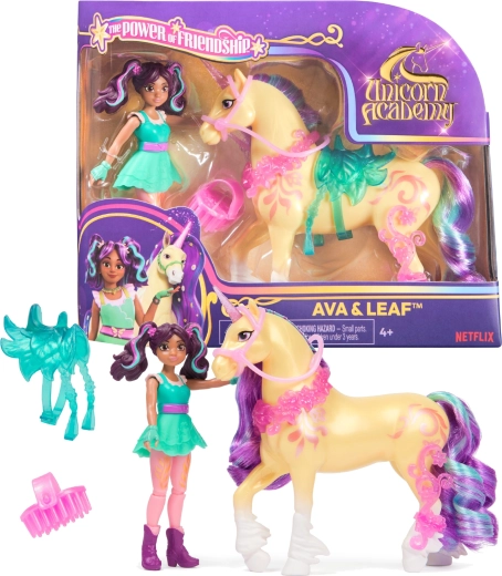 Unicorn Academy Ava and Leaf Figures with Accessories