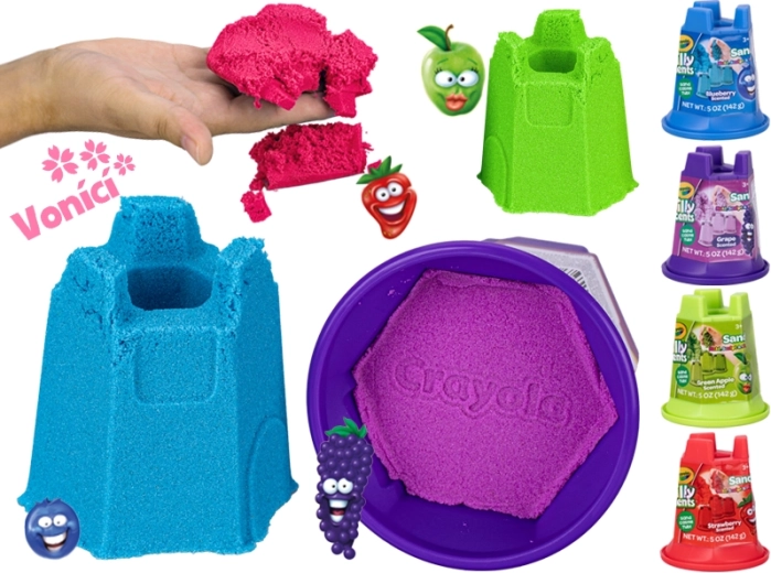 Crayola kvapnus kinetinis smėlis 142 g vaikams nuo 3 metų