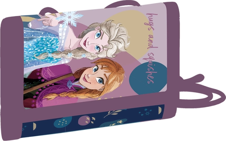 Vaikiška tekstilinė piniginė FROZEN su lipuku