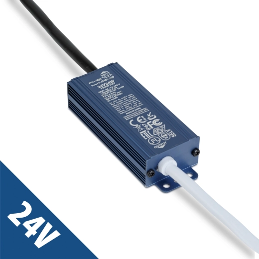 Stabilizuotas impulsinis maitinimo šaltinis 24 V DC 24 W 1 A IP67