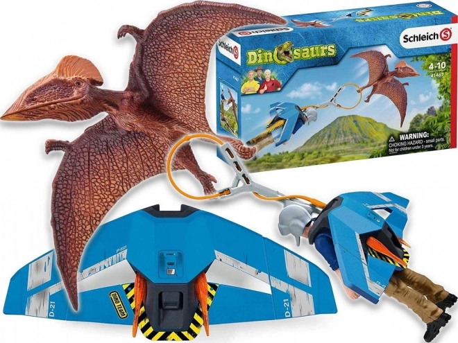 Schleich Dinosaurs raketinis kuprinis Jetpack persekiojimui