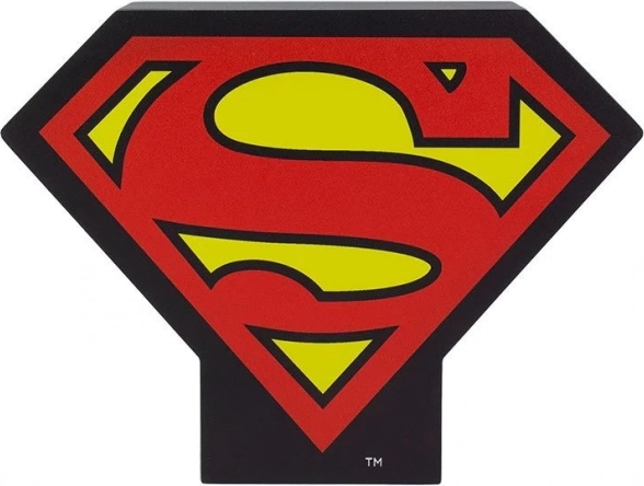 Licencinis LED šviestuvas SUPERMAN, maitinamas baterijomis