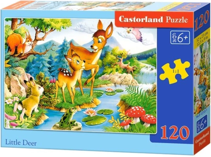 Vaikiška dėlionė „Little Deer“ iš 120 dalių