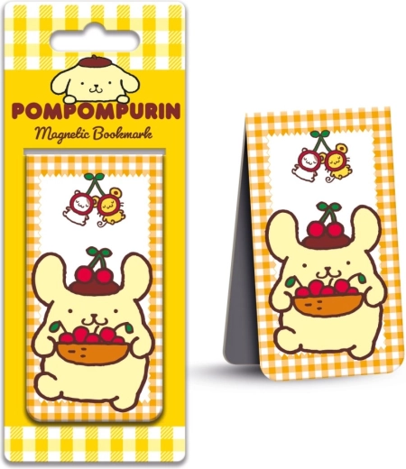 Pom Pom Purin magnetic bookmark Cherries - 1 piece