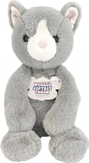 Plush Gray Kitten 40 cm