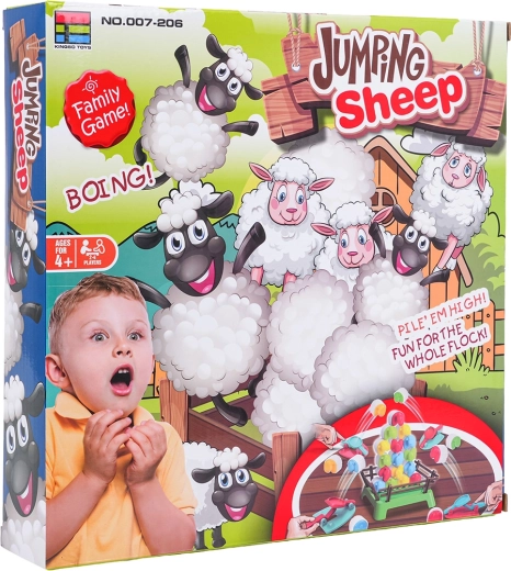 Sheep Skill Game – family board game with launchers