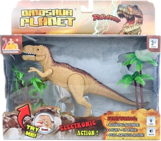 Interaktyvus dinozauras T‑Rex su garsais ir šviesa