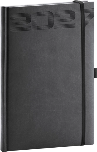 Notique savaitinis dienoraštis Aprint Top 2027 juodas 15 × 21 cm