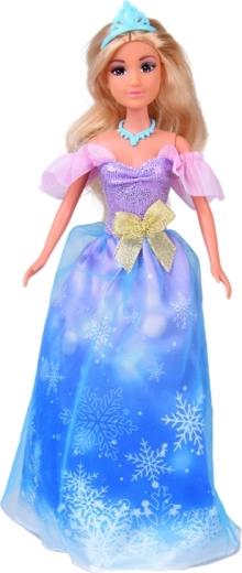 Princesė blizgančia suknele