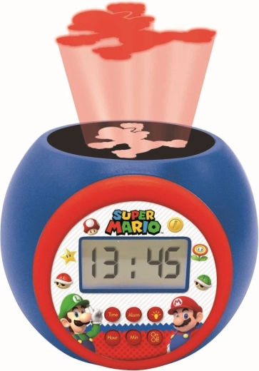 Clear digital alarm clock