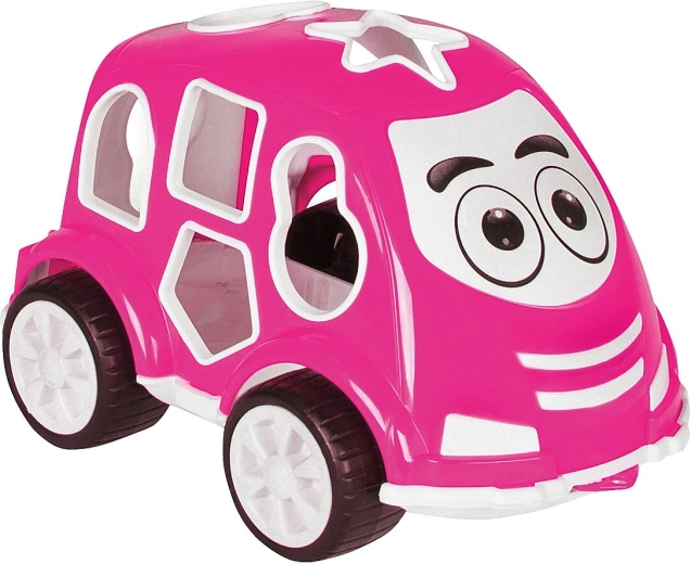 Mielas rožinės spalvos automobilio dizainas