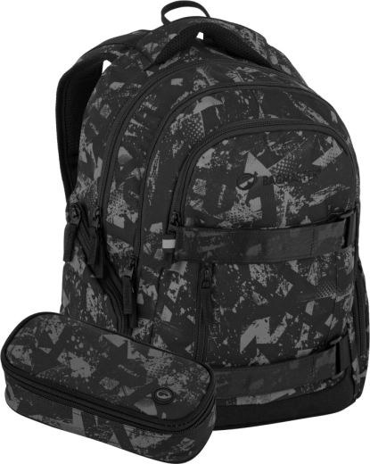Bagmaster Nomad 25 mokinio komplektas, juodai pilkas