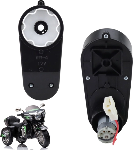 12 V pavaros variklis su reduktoriumi vaikiškam akumuliatoriniam motociklui Goldwing