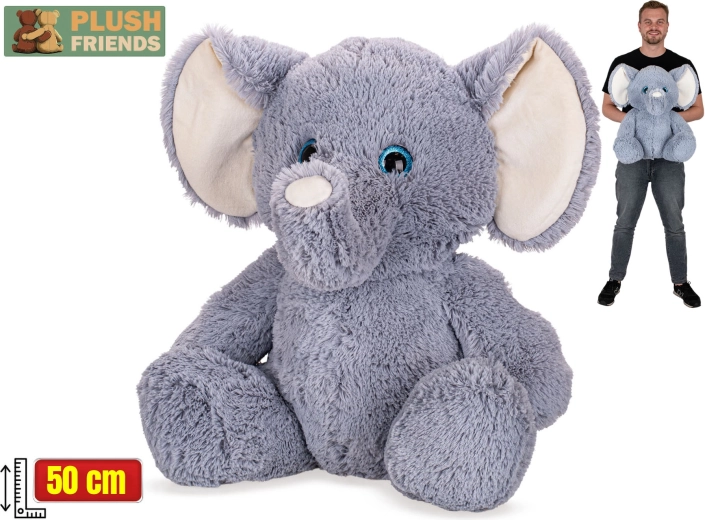 Plush Friends plush sitting elephant 50 cm