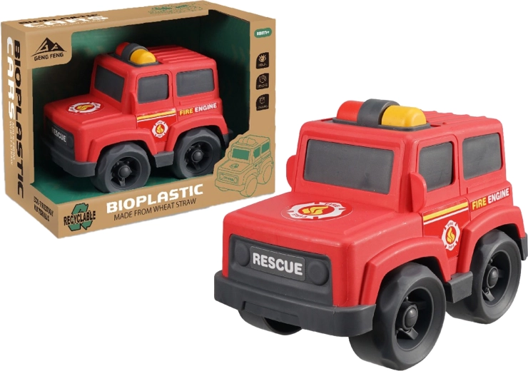 Bioplastic Fire Truck 17 cm