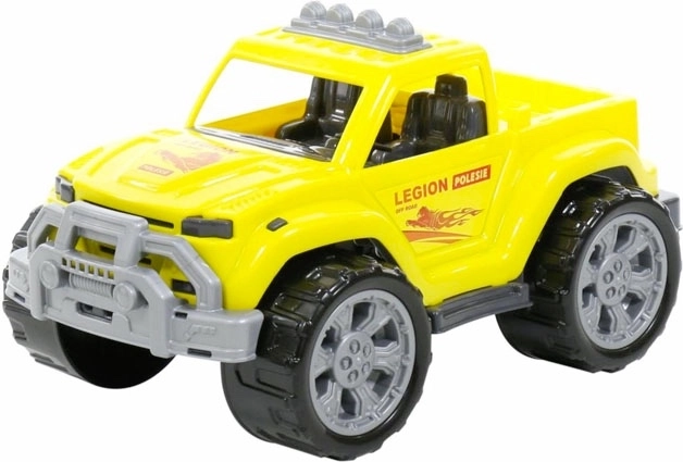 Plastic car Legion yellow 39 cm