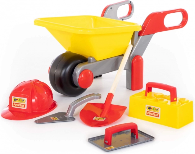 Children's Construction Set Wader Polesie with Wheelbarrow
