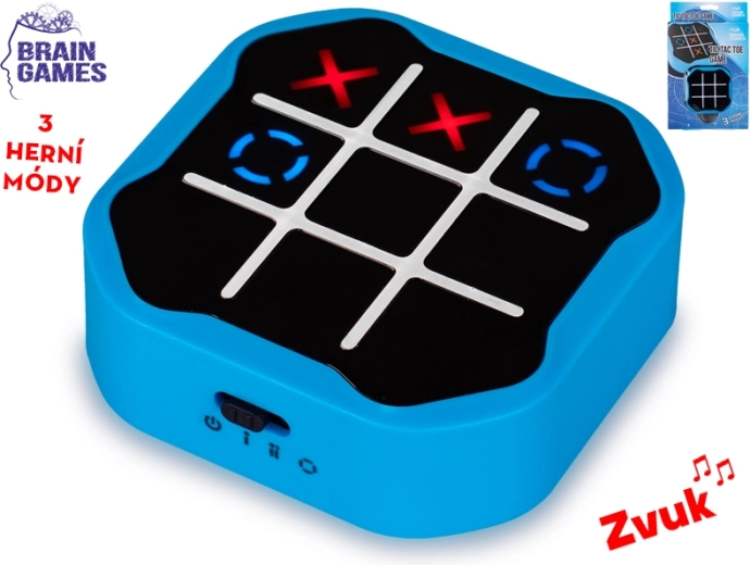 Elektroninės kryžiukų ir nuliukų žaidimas „Brain Games“