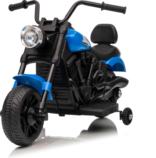 Vaikiškas elektrinis motociklas Star (mėlynas)
