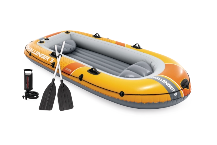 Intex Challenger 3 Inflatable Boat for 3 People