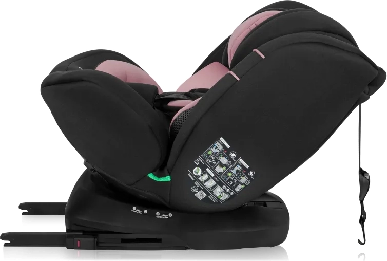 Saugus montavimas ISOFIX ir Top Tether