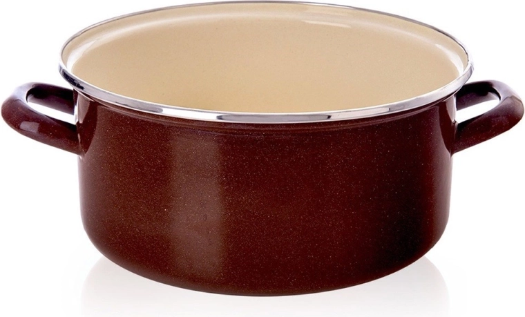 Emaliuotas puodas Brown 26 cm, 5 l ORION