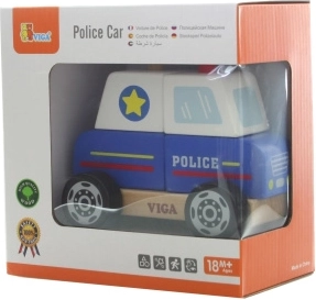 Viga medinė surenkama dėlionė – policijos automobilis