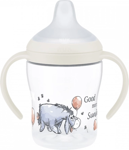 NUK Perfect Match DISNEY Mikis Pūkuotukas ir Asiliukas Ijo mokomoji kūdikių gertuvė 150 ml