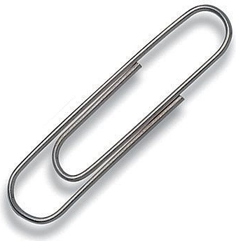 Paper clips 28 mm, 100 pcs