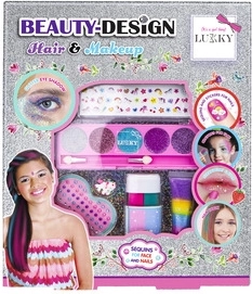 Lukky Beauty Design rinkinys vaikams: plaukai ir makiažas