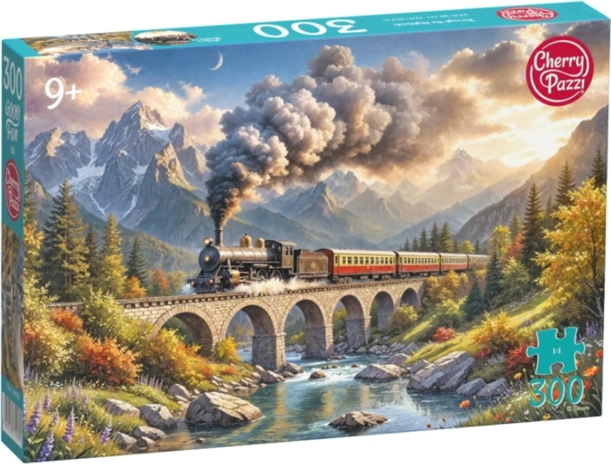 Cherry Pazzi Steam Locomotive Puzzle, 300 Pieces