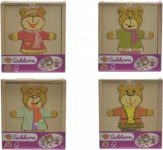 Medinė dėlionė „Meškiukas“
