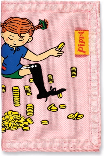 Rožinė vaikiška piniginė Pipi