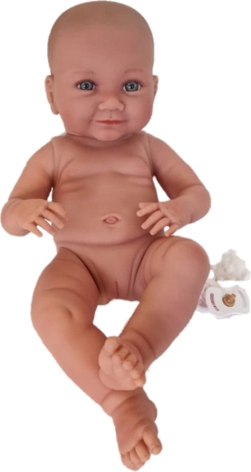 Llorens New Born mergaitė – realistiška kūdikio lėlė 40 cm, visiškai vinilinis kūnas