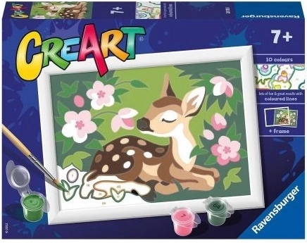 CreArt Paint by Numbers – Floral Doe