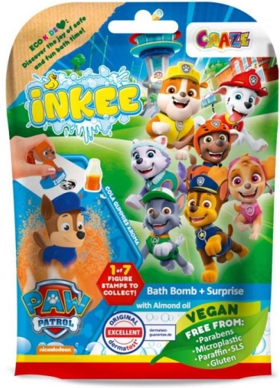 Inkee šnypščiantis vonios burbulas su staigmena Paw Patrol