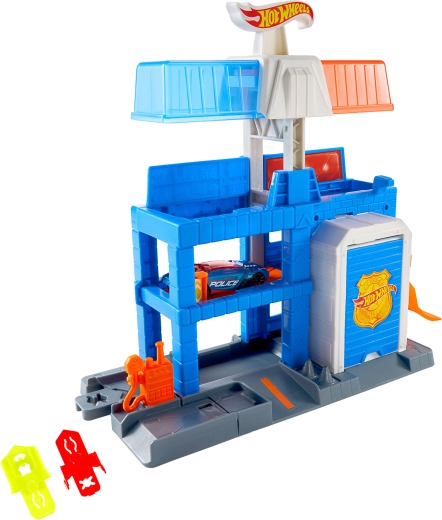 Įtrauktas metalinis 1:64 policijos automobilis