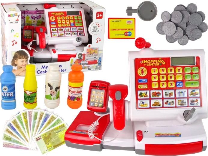 Children's Touch Cash Register with Accessories and Sound