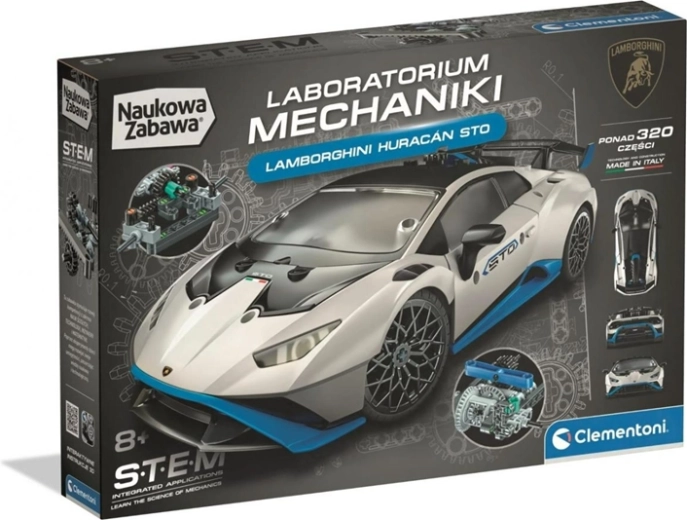 Clementoni Science & Play Labo Mech Lamborghini Huracán mechanical construction kit