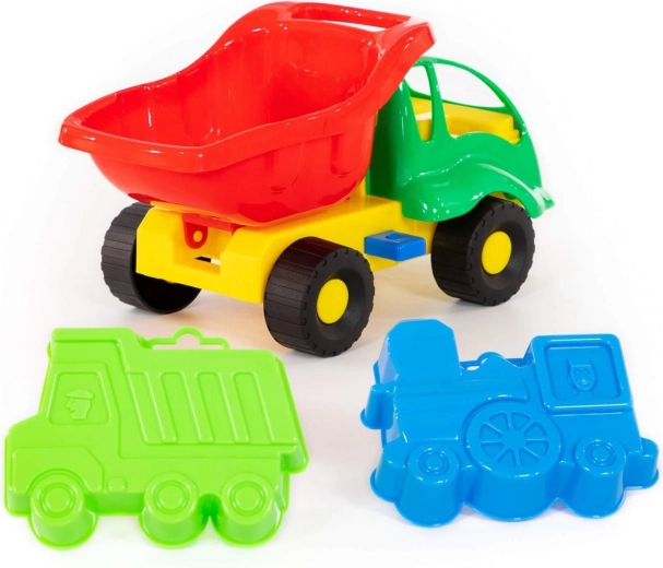 2 sand molds for more play options