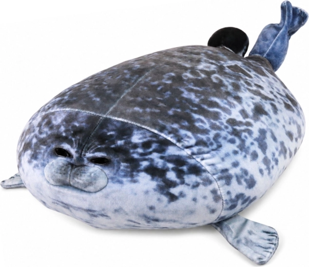 Pliušinis ruonio žaislas pilkas 38 cm
